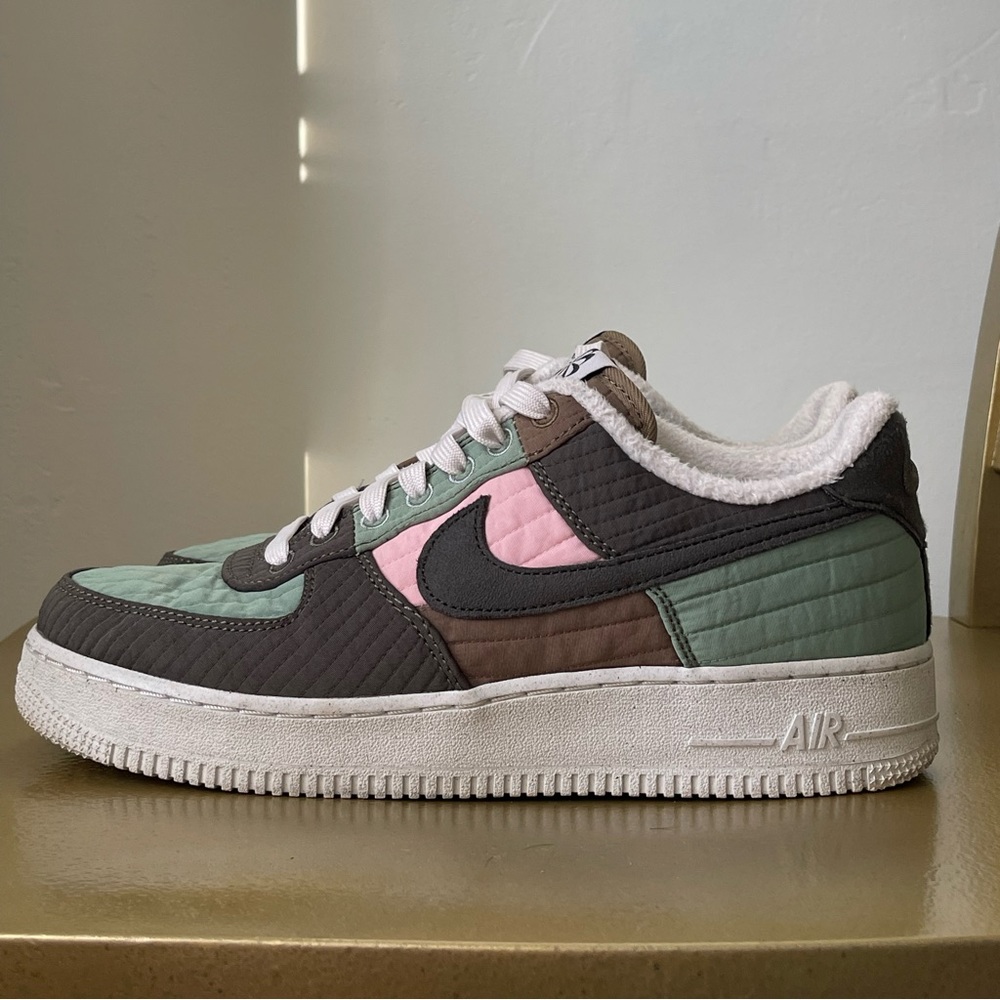 nike air force 1 '07 LX low toasty (oil green)